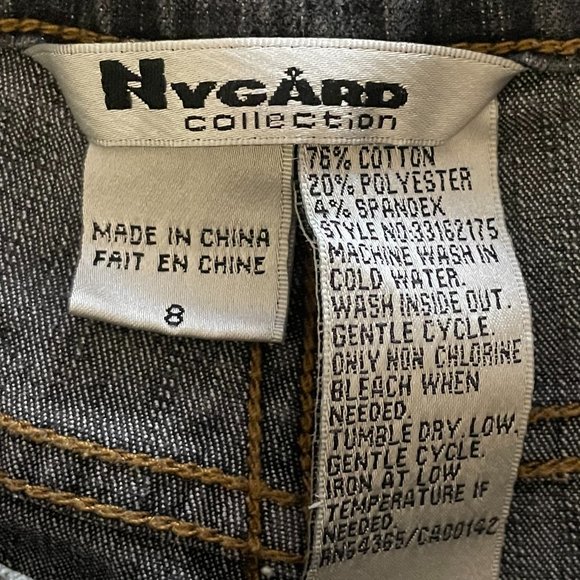 NYGARD Dark Wash High Rise Denim Jean Size 8 - Picture 3 of 3